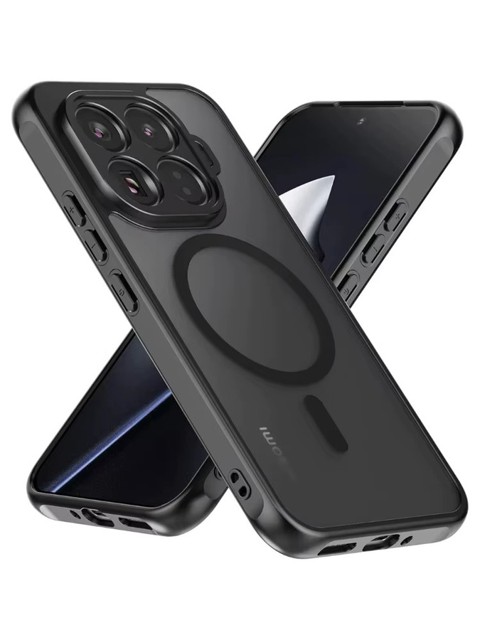 Stoßfeste MagSafe Schutzhülle für Xiaomi 17 Pro Max, 15, 14 Ultra und T Pro mit matter Rückseite und Kameraschutz in Schwarz oder Transparent - Bild 7