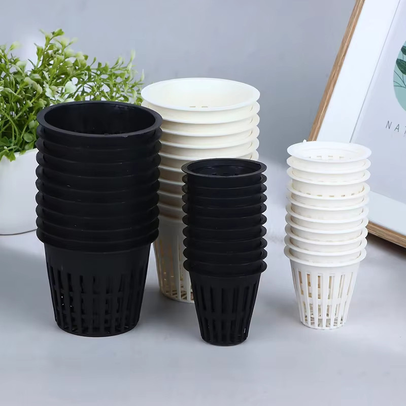 10 Stück Orchideen Hydrokulturbecher aus Kunststoff, Farbe: Schwarz, Durchmesser: 5 cm (2 Zoll) - Bild 3