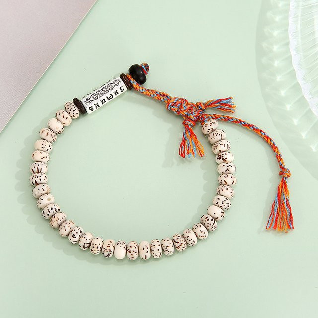 rinhoo Armband, Holz, Weiß, Unisex - Bild 1
