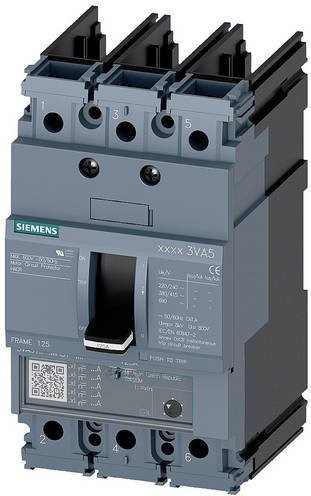 Siemens 3VA5105-1MU31-0AA0 Leistungsschalter in Grau mit einem Einstellbereich von bis zu 5A und einer Schaltspannung von 690 V/AC - Bild 1