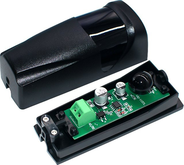 Scimagic-RC Infrarotsensor Sicherheitsstrahl für Garagentor und Toröffner, Schwarz - Bild 1