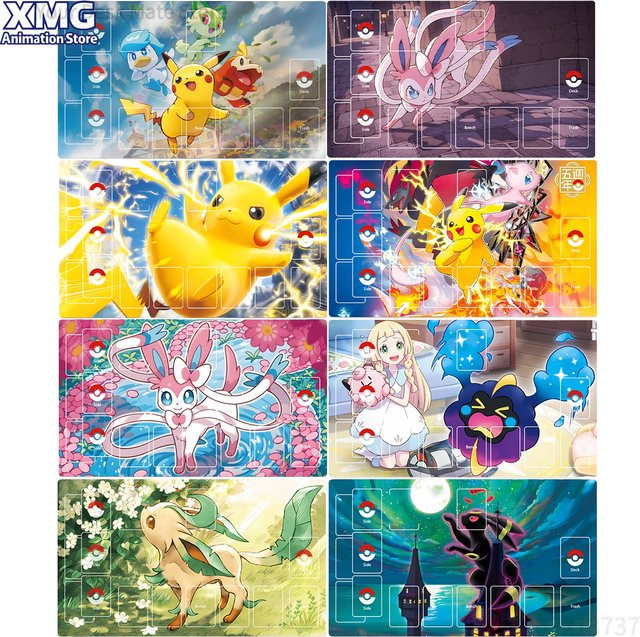 Potdemiel Pokémon Spielmatte, Bunt / Mehrfarbig, 10-teiliges Set - Bild 1