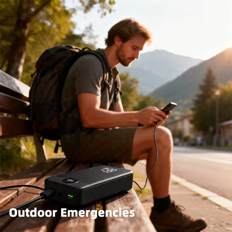 Cohana Powerbank 50000mAh mit 66W Superschnellladefunktion in Schwarz für iOS und Android - Bild 7