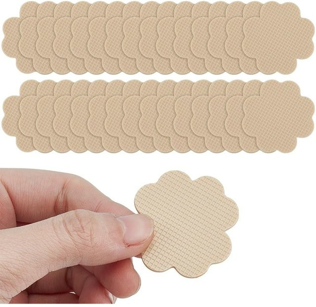 30 Stück Nadelzieher Set aus Gummi in Beige für Handstickerei - Bild 1