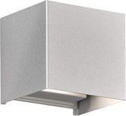 Fischer & Honsel Wandleuchte Wall aus Metall in Silber mit LED und warmweißem Licht - Bild 1