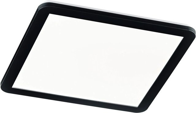 Trio LED-Deckenleuchte Camilla in Schwarz Matt, dimmbar, B/T/H: 400 x 400 x 30 mm - Bild 1