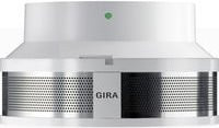 Gira Rauchwarnmelder RWM Dual mit Netzspannung 230V und Dual Sockel in Weiß, Typ 233702 - Bild 1