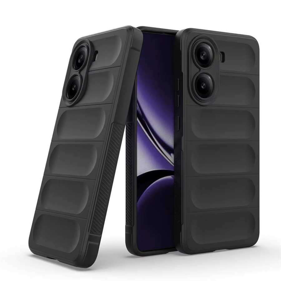 Stoßfeste Silikon-Handyhülle für Xiaomi Poco X6 in Schwarz - Bild 5
