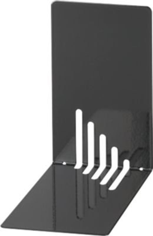 MAUL Design Buchstützen aus Metall in Schwarz, geometrische L-Form für minimalistische Dekoration - Bild 1