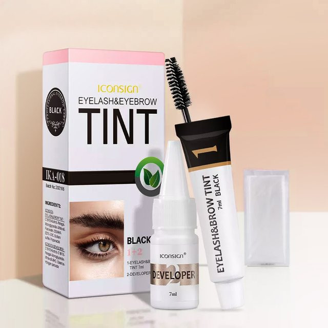 ICONSIGN Wimpern-Augenbrauen-Tönungsset, Damen - Bild 1