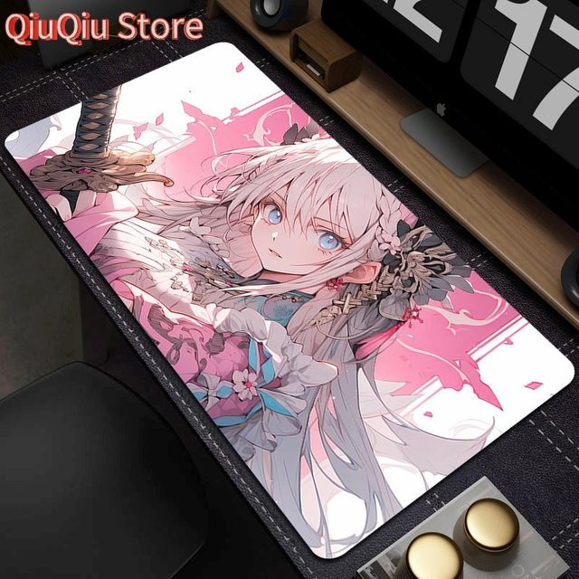 Potdemiel Anime Mädchen Gaming Mousepad rutschfest in Multicolour - Bild 1
