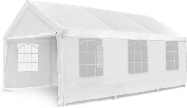 VCM Pavillon Partyzelt Gartenzelt mit wasserabweisender 180g/m² PE Plane B/T/H: 6 x 4 x 3 m - Bild 1