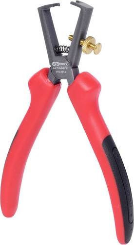 KS Tools ULTIMATEplus Abisolierzange aus Stahl in Rot, Länge: 180 mm - Bild 1