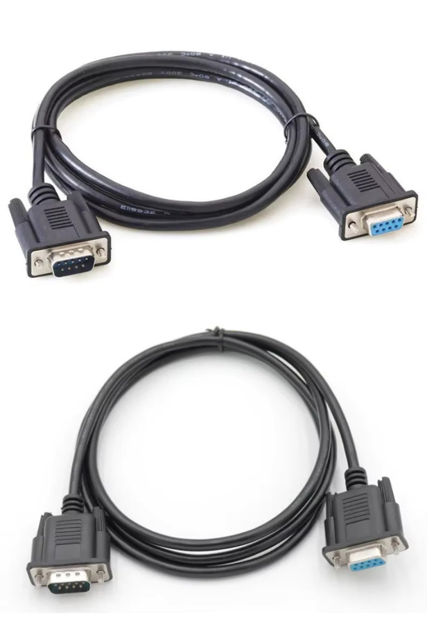 BSN DB9 Serielles RS232 Verbindungskabel Adapter Stecker zu Buchse in Schwarz - Bild 3