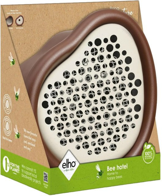 Elho Bienenhotel Organic Braun-Weiß 25 cm - Bild 1
