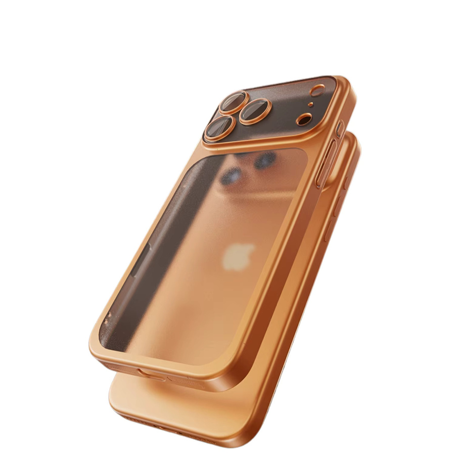Transparente TPU-Handyhülle mit galvanisiertem Stoßfänger und Linsenschutz für Apple iPhone 11 bis 17 Pro Max, Farbe: Blau - Bild 3