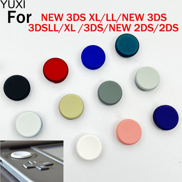 YuXi Analog Controller Stick Kappe für Nintendo 2DS 3DS XL LL in Schwarz - Bild 1