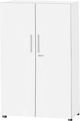 Schäfer Shop Select Schrank Start Off mit 4 Türen, abschließbar, weiß, B/T/H: 80,0 x 42,0 x 151,4 cm - Bild 1