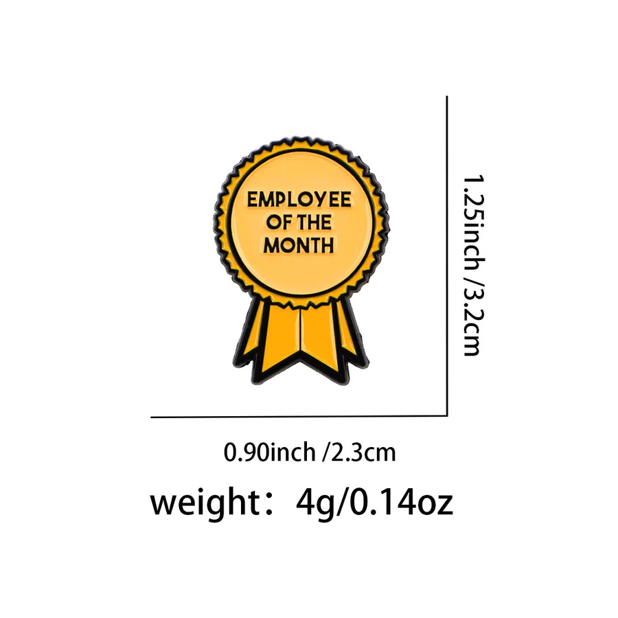 Ramulus Anstecknadel Employee of the Month, Emaille, Gold, Damen - Bild 2