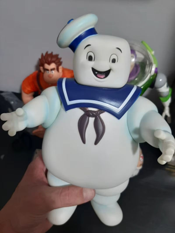 Bandai Ghostbusters StayPuft Marshmallow Man Figur Statue in Weiß, Höhe: 26 cm - Bild 3