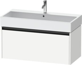 Duravit Waschtischunterschrank Ketho.2 in Weiß mit einem Auszug, wandhängend, B/T: 98,4 x 46 cm - Bild 1