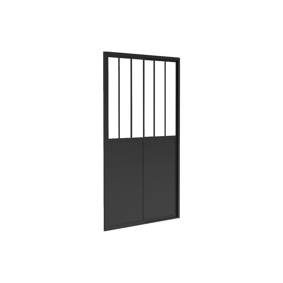 Vente-unique Duschtür Urbanik Schiebetür aus Glas in Schwarz, Breite: 100 cm - Bild 2