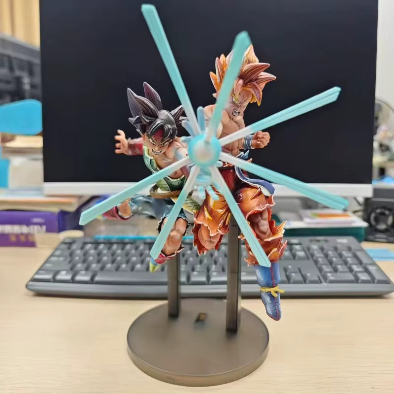 Bandai Dragon Ball Bardock Goku Vater-Sohn Kamehameha Actionfigur, Einzelfigur, Kunststoff, Bunt / Mehrfarbig - Bild 5