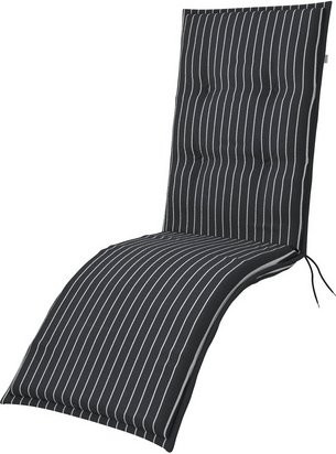 DOPPLER Liegenauflage Living grau, gesteppt, L x B x H: 195 x 48 x 6 cm - Bild 1