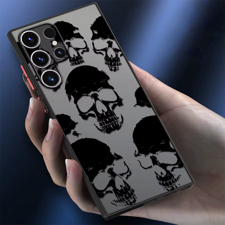 Samsung Galaxy Smartphone Schutzhülle mit Skeleton Skull Design - Bild 3