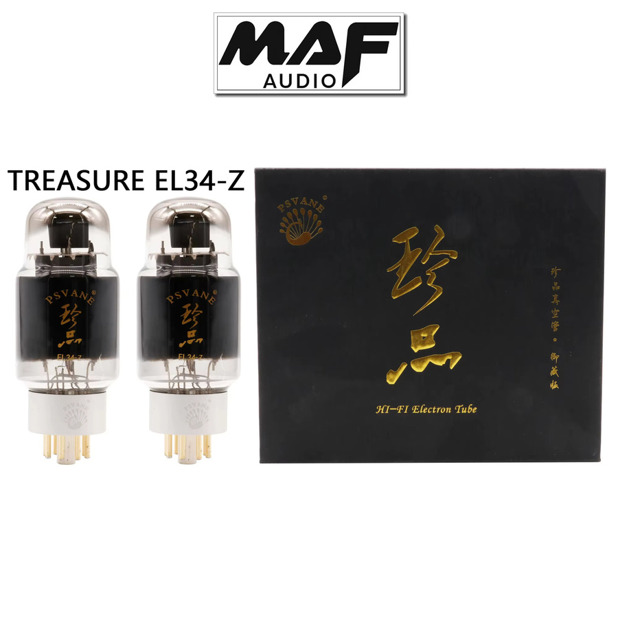 PSVANE EL34-Z Schatz Vakuumröhre für HIFI Verstärker und DIY Kits, transparent - Bild 3