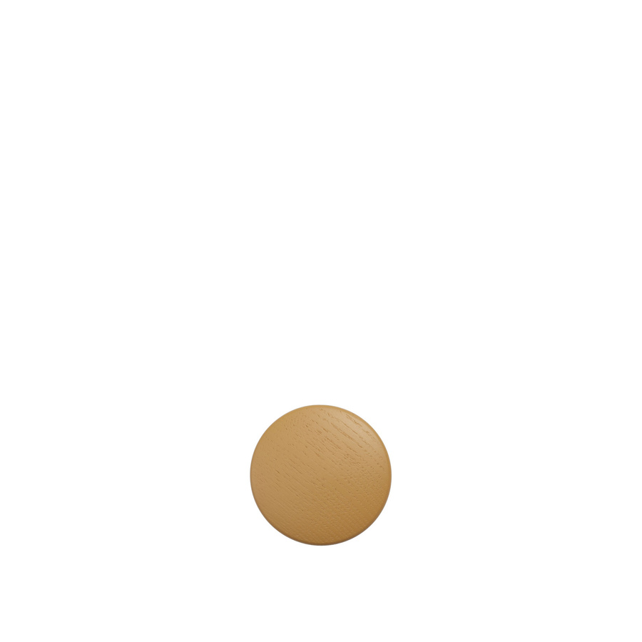 Muuto Dots Wood Scandinavian Distributed Point Hooks in Orange und Braun Matt - Bild 2