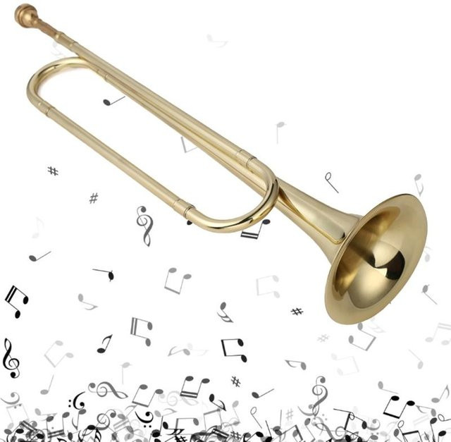 Kidsly Trompete, Musikinstrumente, mit Mundstück - Bild 1