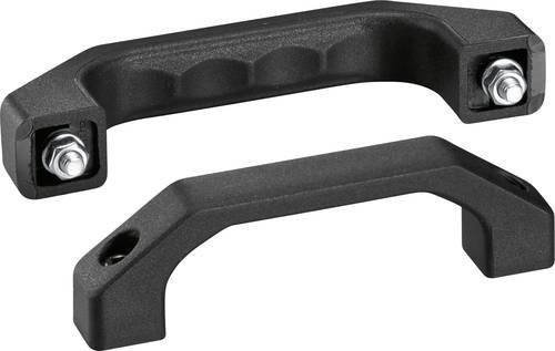 Rohde Universalgriff RG-1S.160.09 in Orange und Schwarz, 3er-Set, L x B x H: 19,4 x 3,1 x 5,2 cm - Bild 1