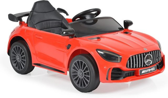 Moni Mercedes AMG GTR Elektroauto mit EVA-Reifen, Musikeffekte, rot - Bild 1
