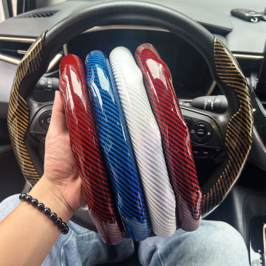 2er-Set Atmungsaktive Lenkradabdeckung aus Wildleder für BYD in Multicolor - Bild 2