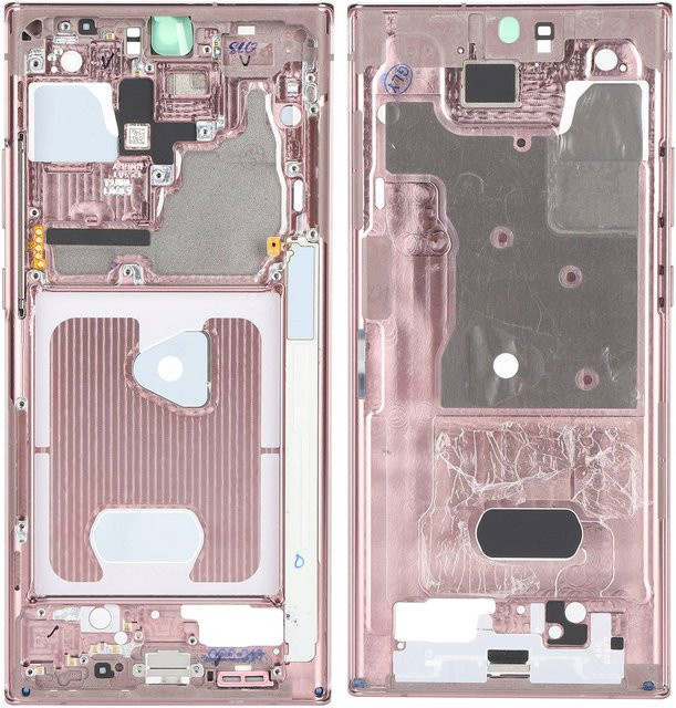 Samsung Note 20 Ultra Ersatz Gehäuse mit Lünette und Rahmen in Pink Rosa - Bild 1