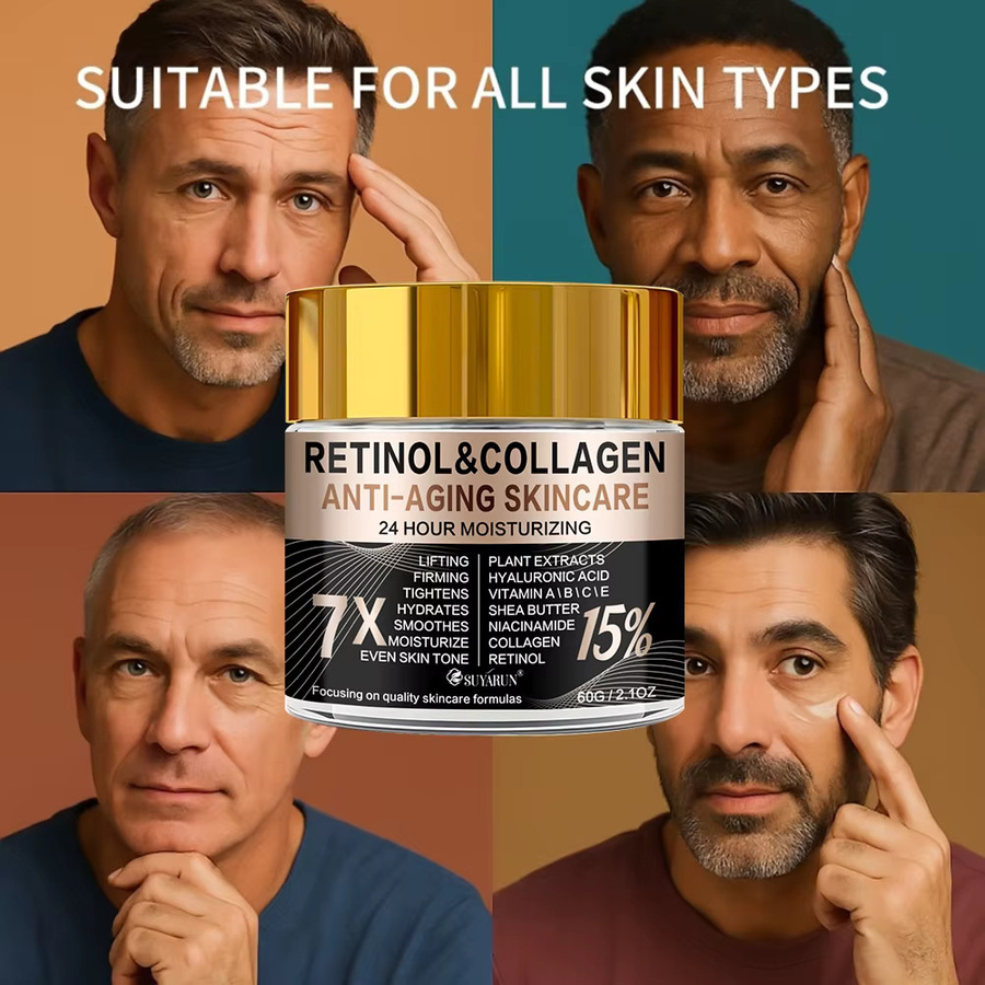 SUYARUN Retinol-Kollagen Gesichts- und Augencreme, Reife Haut - Bild 4