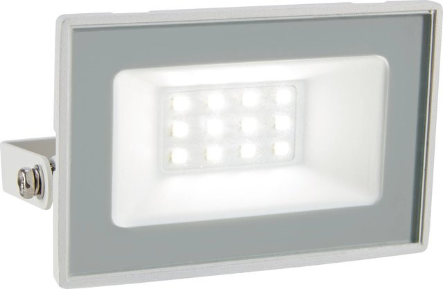 Moderner LED Strahler 10 W in Weiß für Innen- und Außenbereich - Bild 1