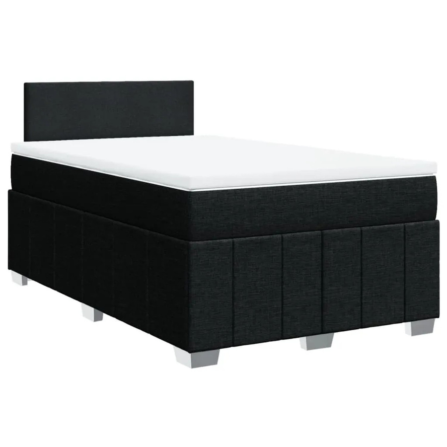 vidaXL Boxspringbett mit Matratze Schwarz B/T: 120 x 190 cm - Bild 2