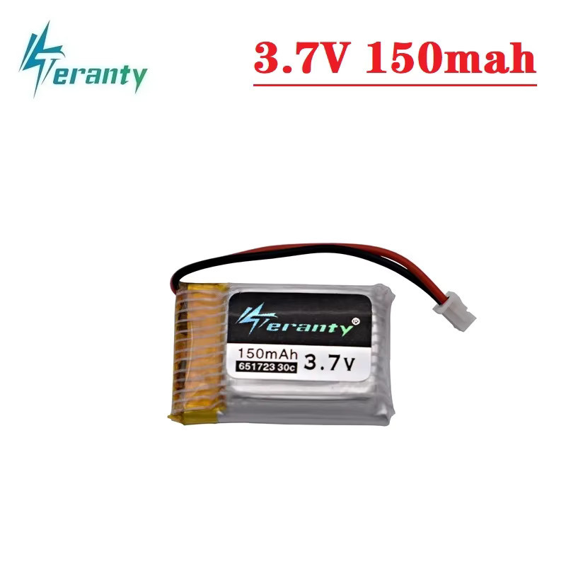 TERFPV LiPo Akku 3,7V 150mAh für H20 S8 M67 U839 RC Quadcopter und Spielzeug Drohnen in Gelb - Bild 2