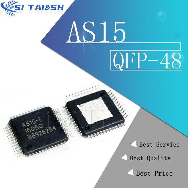 Si Tai&SH E-CMOS Chip AS15G AS15-G AS15-F AS15-HG AS15-HF AS15-U RM5101 AS19-HG AS19-G AS19-H1G LCD IC in Schwarz - Bild 1