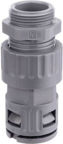 flexa Schnellverschraubung RQGZ1-M AD13,0/M16 grau IP66 gerade aus Kunststoff - Bild 1