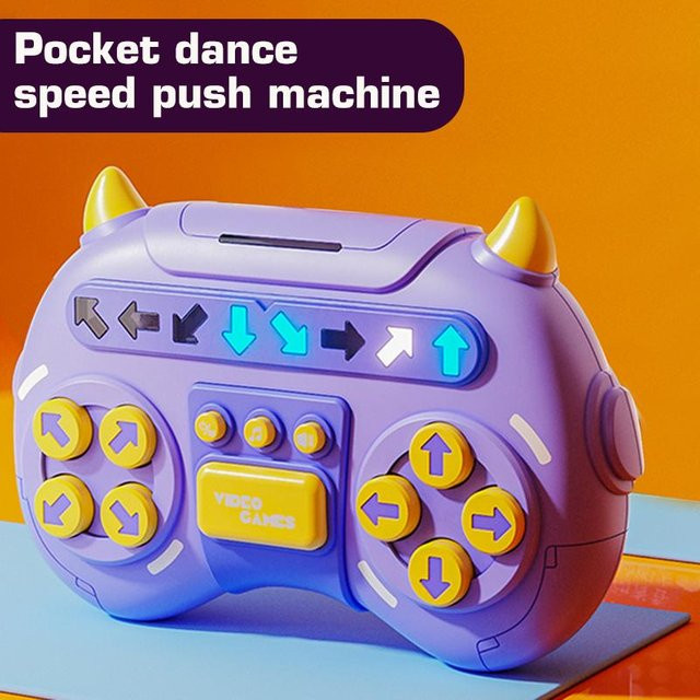Yiran bag Taschen Tanzmaschine, Musik Rhythmus Kampf Puzzle Spiel, Blau, ab 3 Jahren - Bild 1