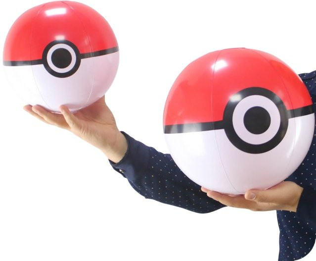 TAKARA TOMY Pokémon Ball, aufblasbarer Strandball, Bunt / Mehrfarbig - Bild 1