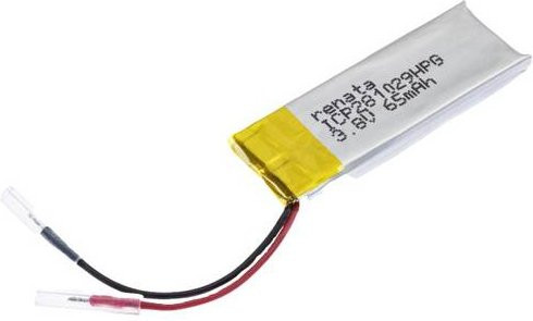 Renata Spezial-Akku ICP281029HPG LiPo Prismatisch 3,7V 68 mAh Silber - Bild 1