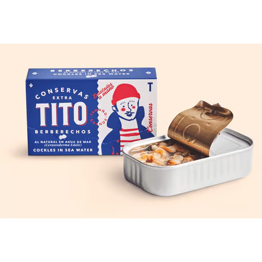 Conservas Tito Herzmuscheln in Meerwasser 110 g - Bild 2