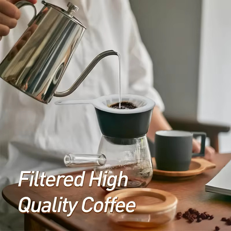 YOCITY 5er Set Nylon-Ultrafeinfilterbeutel in Weiß für Sojamilch, Wein und Kaffee, rundes Sieb mit feinem Netz - Bild 3