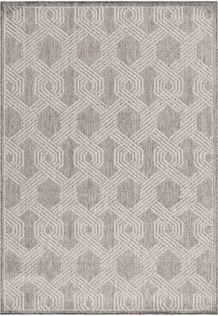 Ayyildiz In- und Outdoor-Teppich Aruba 4904 Grau B x T: 60 x 100 cm - Bild 1