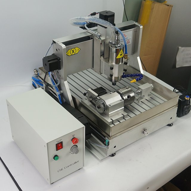 LYBGACNC CNC-Gravurfräsmaschine 6040Z mit VFD-Spindel für Metall- und Holzbearbeitung in Silber - Bild 1