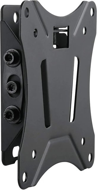 Schwaiger Tilt 1 TV Wandhalterung neigbar, VESA 75x75 mm, Schwarz, max. 25 kg - Bild 1